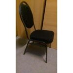 Banquet stol (Sort polstret) - Billede 3