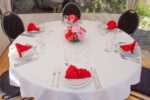 Banquet stol (Sort polstret) - Billede 2